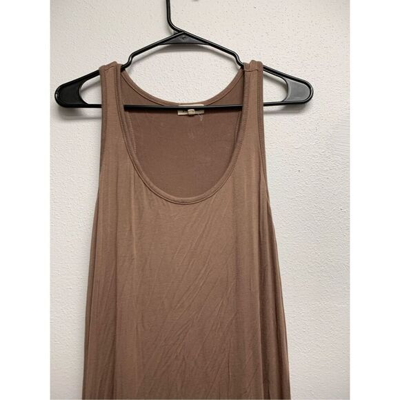 Taupe Tank Dress - Picture 3 of 5